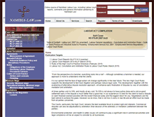 Tablet Screenshot of namibia-law.com